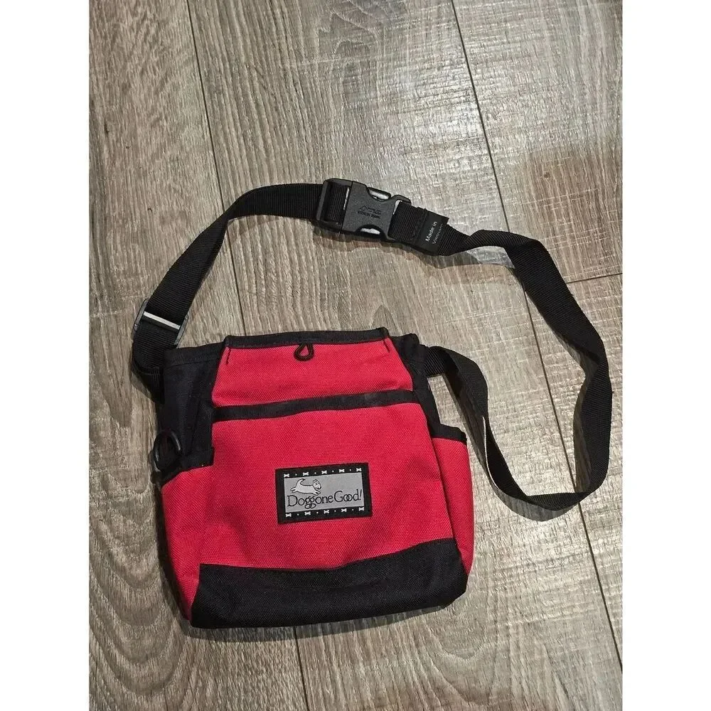 Doggone Good Red & Black Treat Belt Bag for Dogs